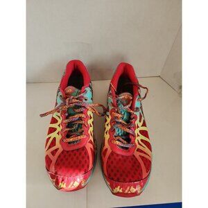 GUC ASICS Gel Noosa Tri 9 T458N  Neon Yellow Pink Blue Running Shoe Women’s 11